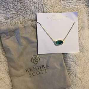 Custom KENDRA SCOTT Elise necklace in emerald